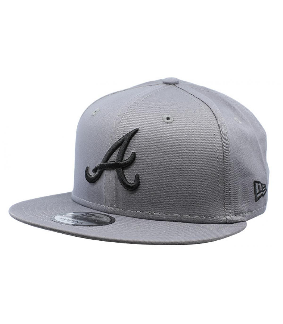 League Ess Atlanta 9Fifty gray black New Era